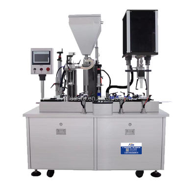 qualità  Work Efficiently Cosmetic Cream Filling Machine For Bottle Factory Pneumatic Driven fabbrica
