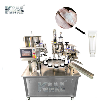 Hot Sale Cosmetic Food Tube Filling Machine Liquid And Cream Filling Machine Rotary Packing Machine